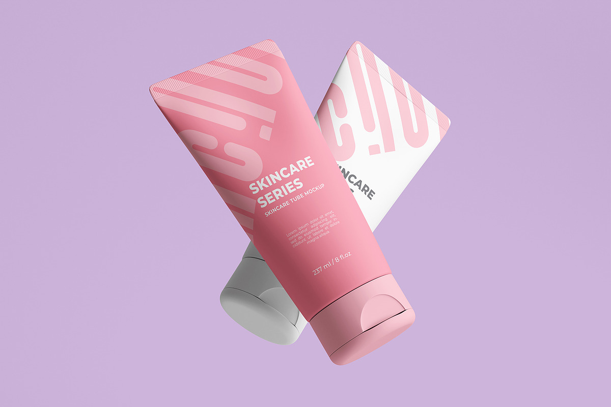 Skincare Tube Mockup Sets, a Packaging Mockup by Artnivora.Std (Photo 4 of 4)