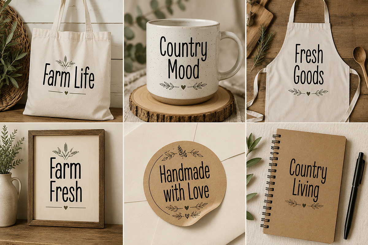 Farmstead, a Serif Font by Wow Magic (Photo 2 of 5)