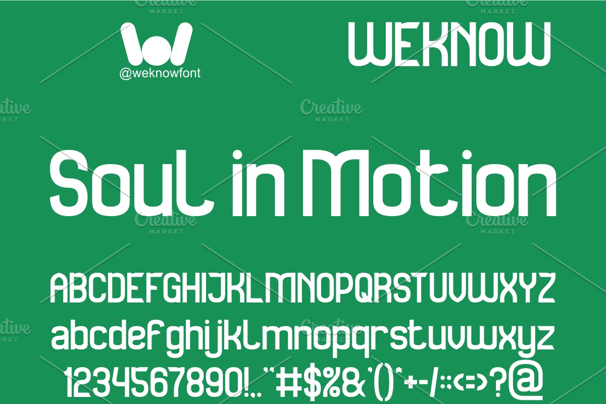 Playing Momentum font, a Sans Serif Font by weknow (Photo 3 of 8)