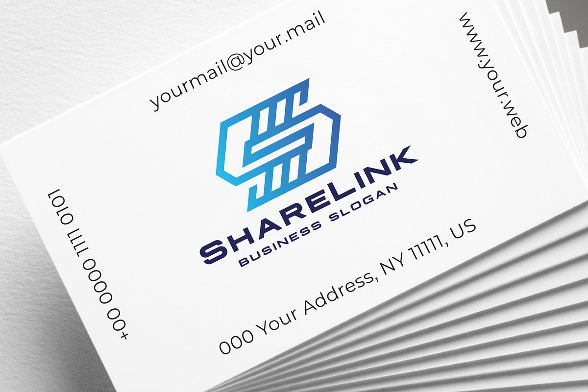 Share Link Letter S Logo, a Branding & Logo Template by Design_Planet (Photo 4 of 5)