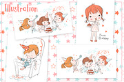 Happy Birthday., a Decorative Illustration by Natalia Skripko (Thumbnail 2 of 3)