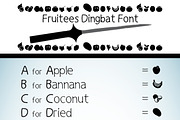 Fruitees Dinbat Font, a Symbol Font by Emdaduljs (Thumbnail 2 of 2)