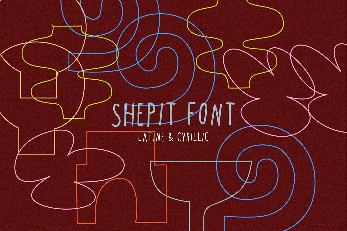 Shepit Font - Latine & Cyrillic, a Handwritten Font by line & plane (Photo 7 of 11)