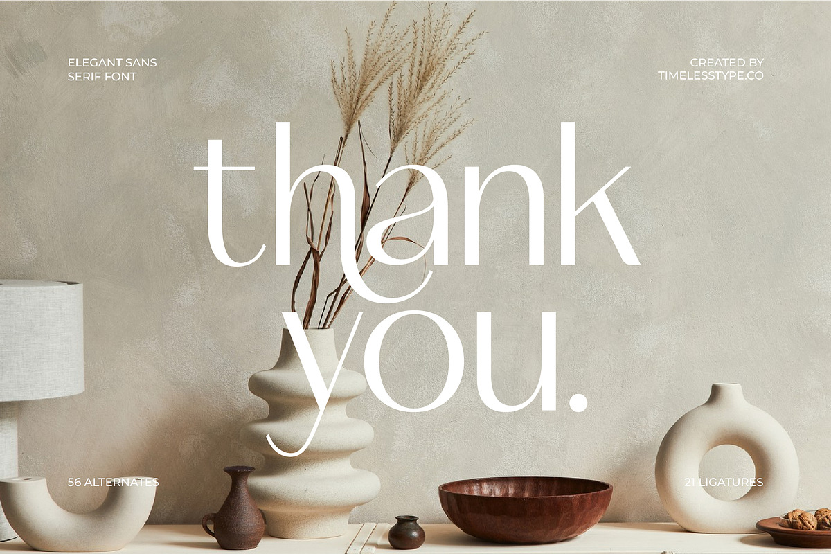 Mozani Elegant Sans Serif Font, a Sans Serif Font by timelesstype.co (Photo 20 of 20)