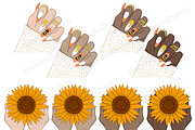 Sunshine Clipart, a Seasonal Illustration by GlamArtZhanna (Thumbnail 5 of 5)