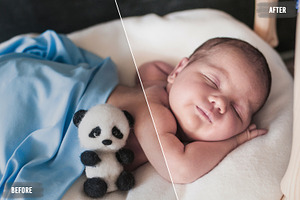 50 Newborn Baby Photoshop Actions