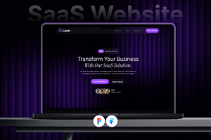 Leon - SaaS Website Framer Template, an UI Kit Template by UI/UX Ocean