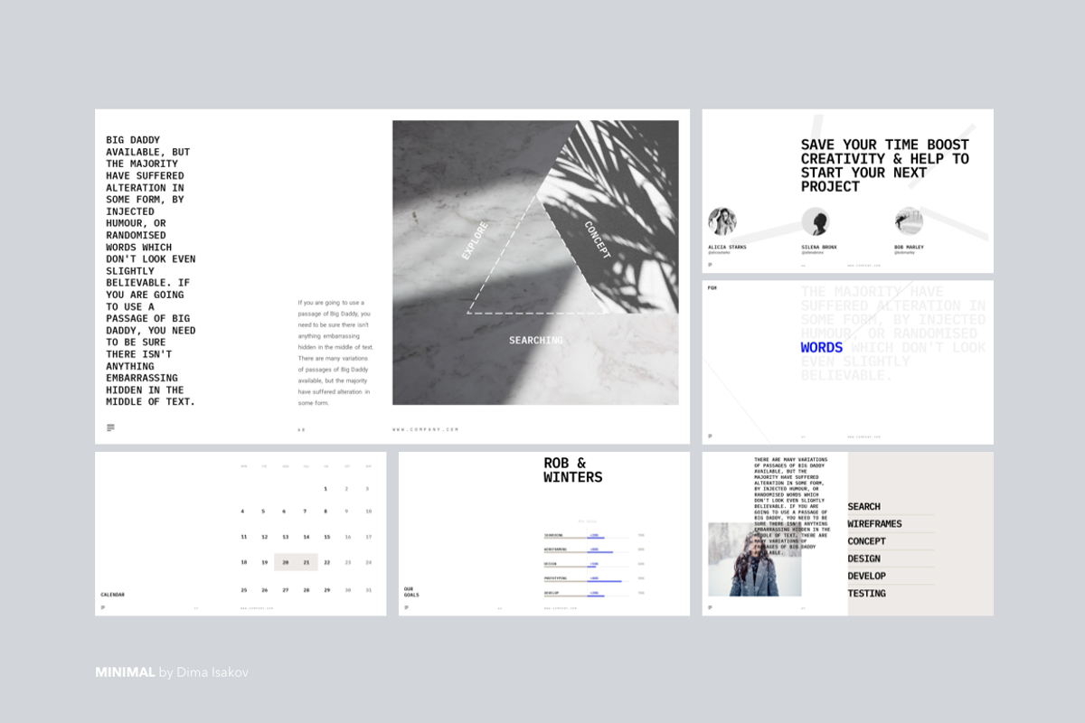 MINIMAL Powerpoint Template, a Presentation Template by Presentations Studio (Photo 13 of 23)