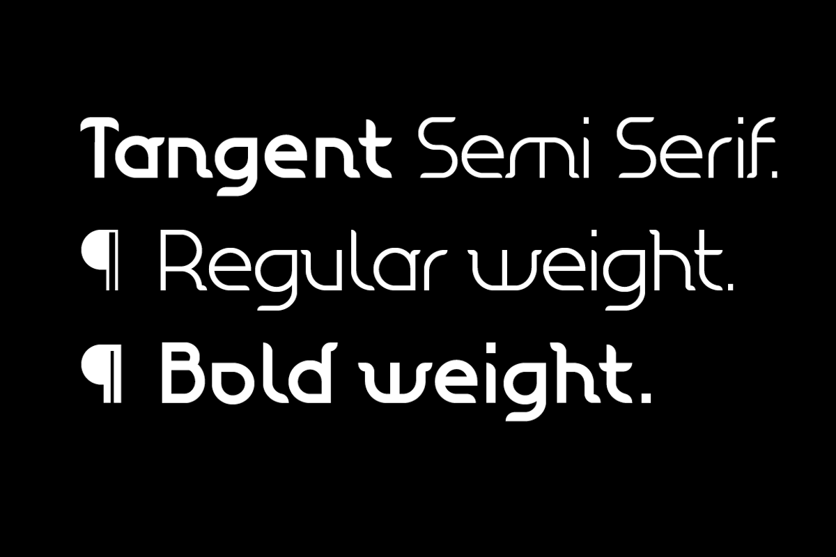 Tangential SemiSerif preview 3