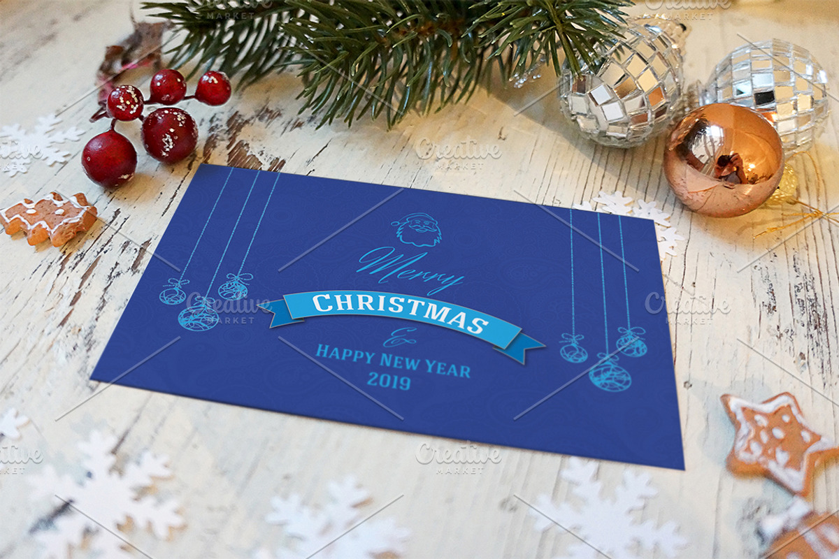 Christmas Greeting Card 2019, a Card Template by Minimalist Studio (Photo 3 of 5)