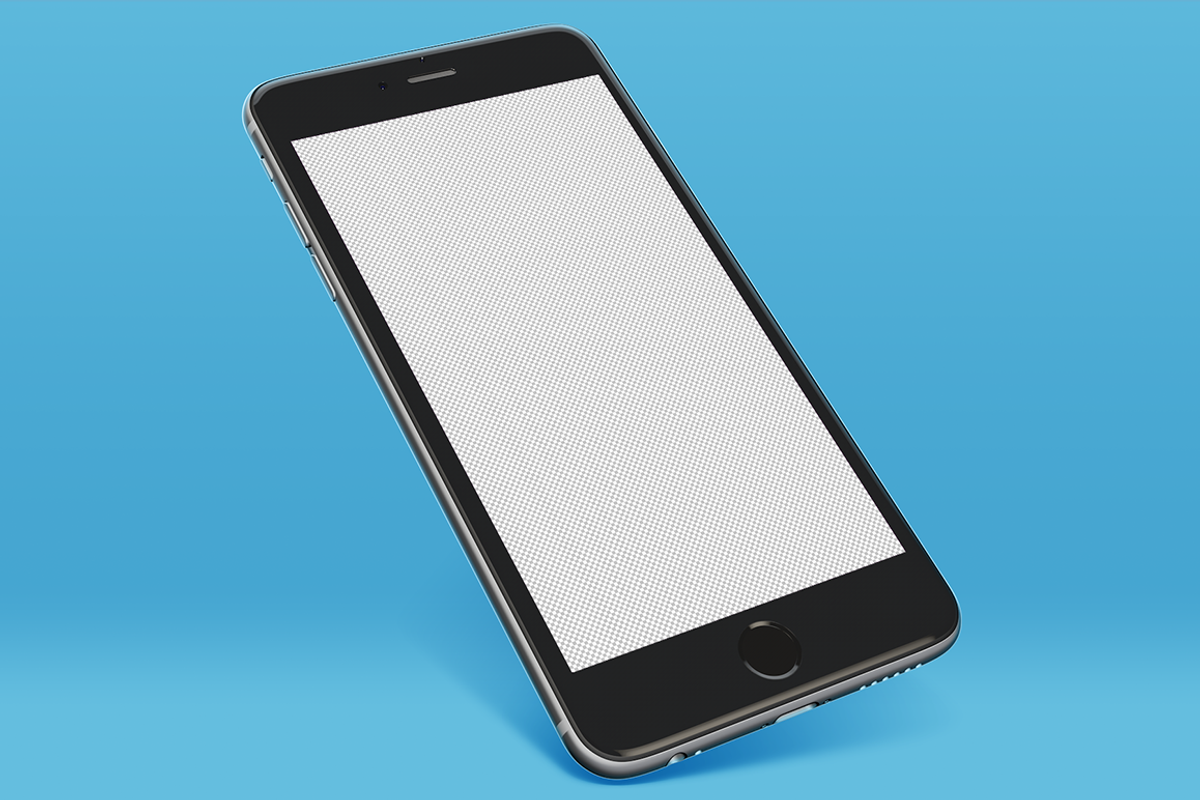 5 gorgeous mockups of iPhone 6+, an iPhone Mockup by Shakuro (Photo 4 of 5)