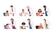 Vaccination of people set, a Healthcare Illustration by PaperTrident (Thumbnail 1 of 8)
