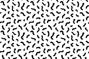 Seamless Pattern 80-90s. Vector.