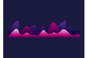 Sound waves equalizer. Frequency, an Illustration by the8monkey