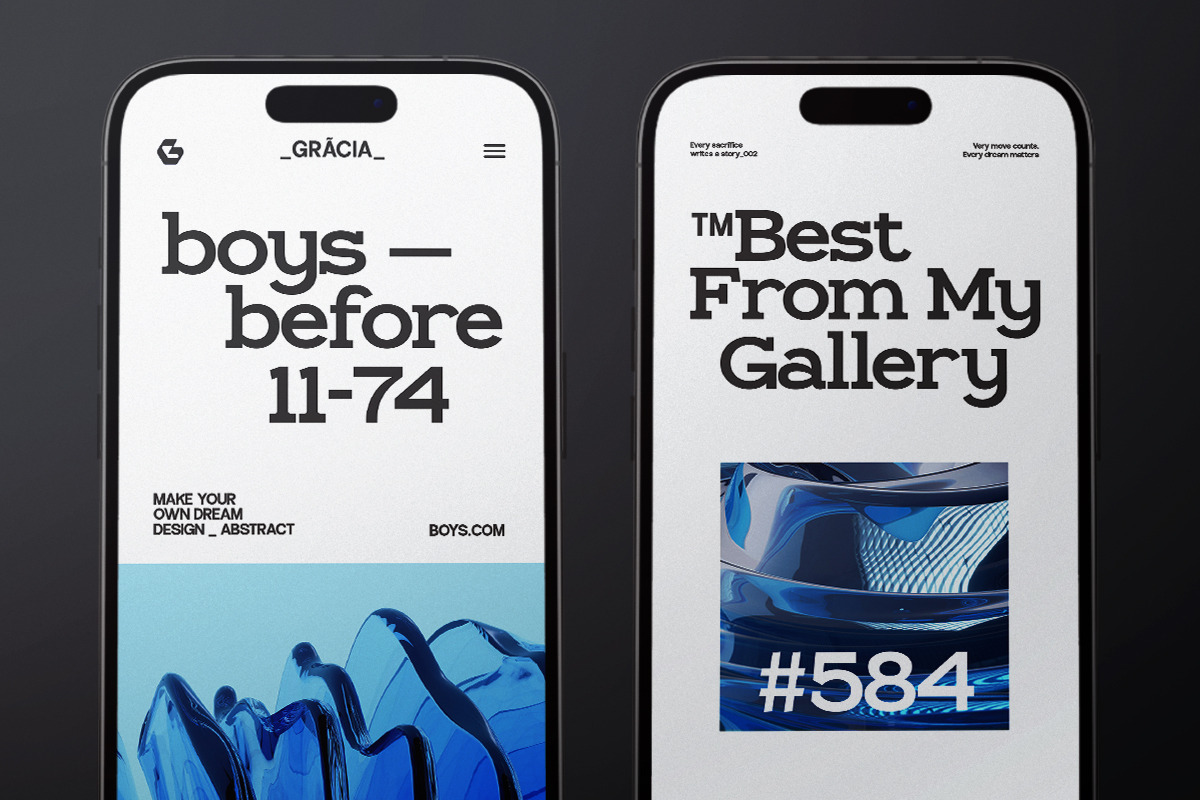 GC Regain - Display Bold Slab Serif, a Slab Serif Font by Glyphonic (Photo 10 of 15)