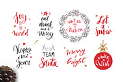 Big Christmas Holiday doodle set, a Seasonal Illustration by Wild Muse (Thumbnail 5 of 10)