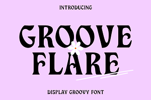 Groove Flare - Display Groovy Font, a Serif Font by Get Studio