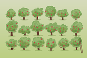 Apple Orchard Illustration Set, an Illustration by CSA Creative Studio (Thumbnail 4 of 5)