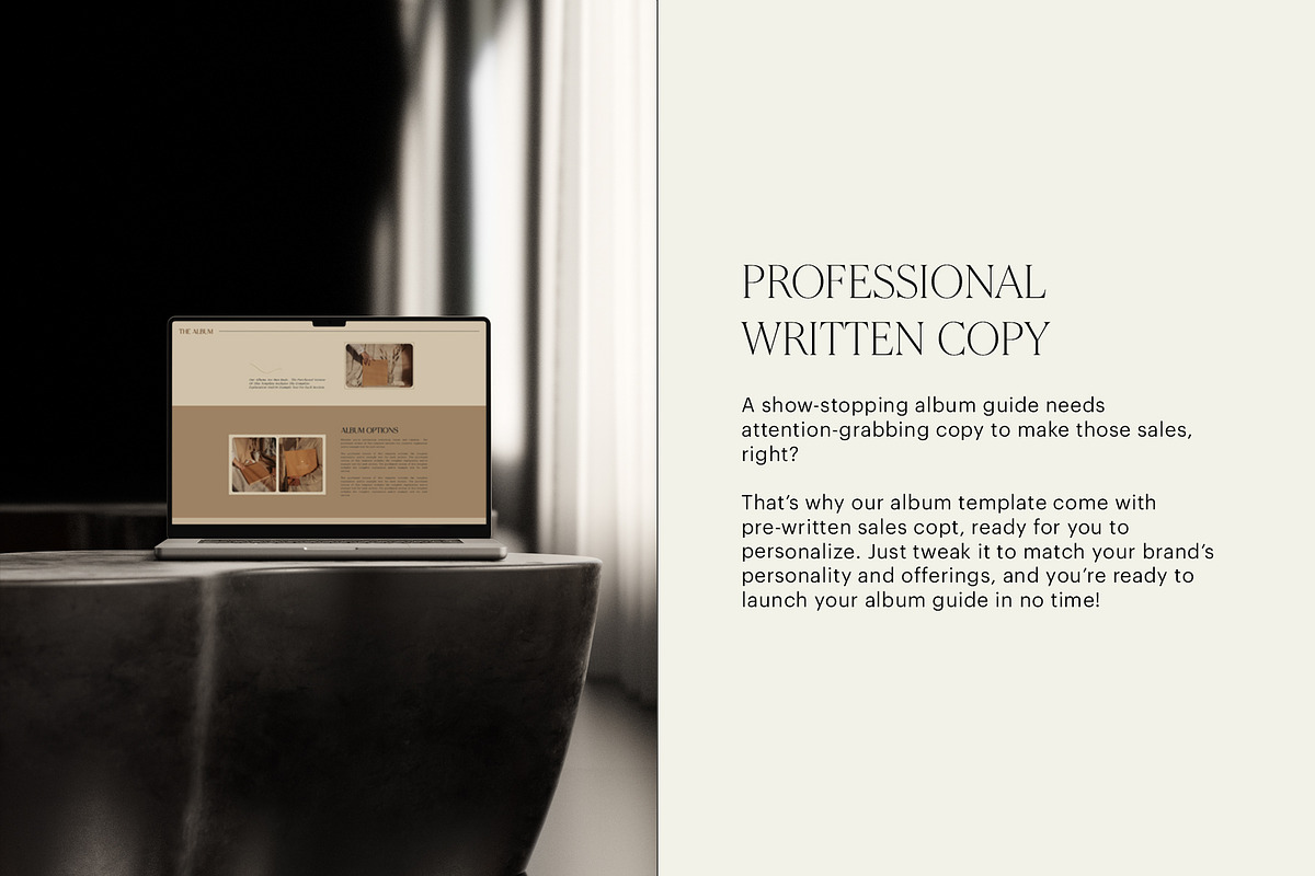 Elegant | Album Guide Webpage, a Marketing Template by Studio Leelou (Photo 7 of 9)