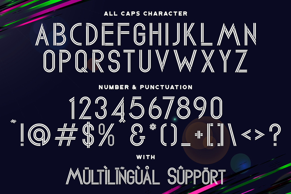 Virgiano - Decorative Sporty Font, a Font by StringLabs (Photo 11 of 11)