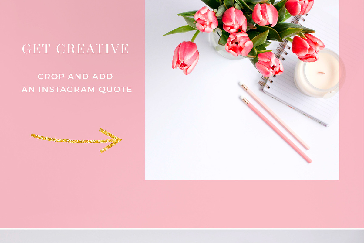 Pink Tulips Styled Stock, a Business Photo by Pixels & Design (Photo 2 of 2)