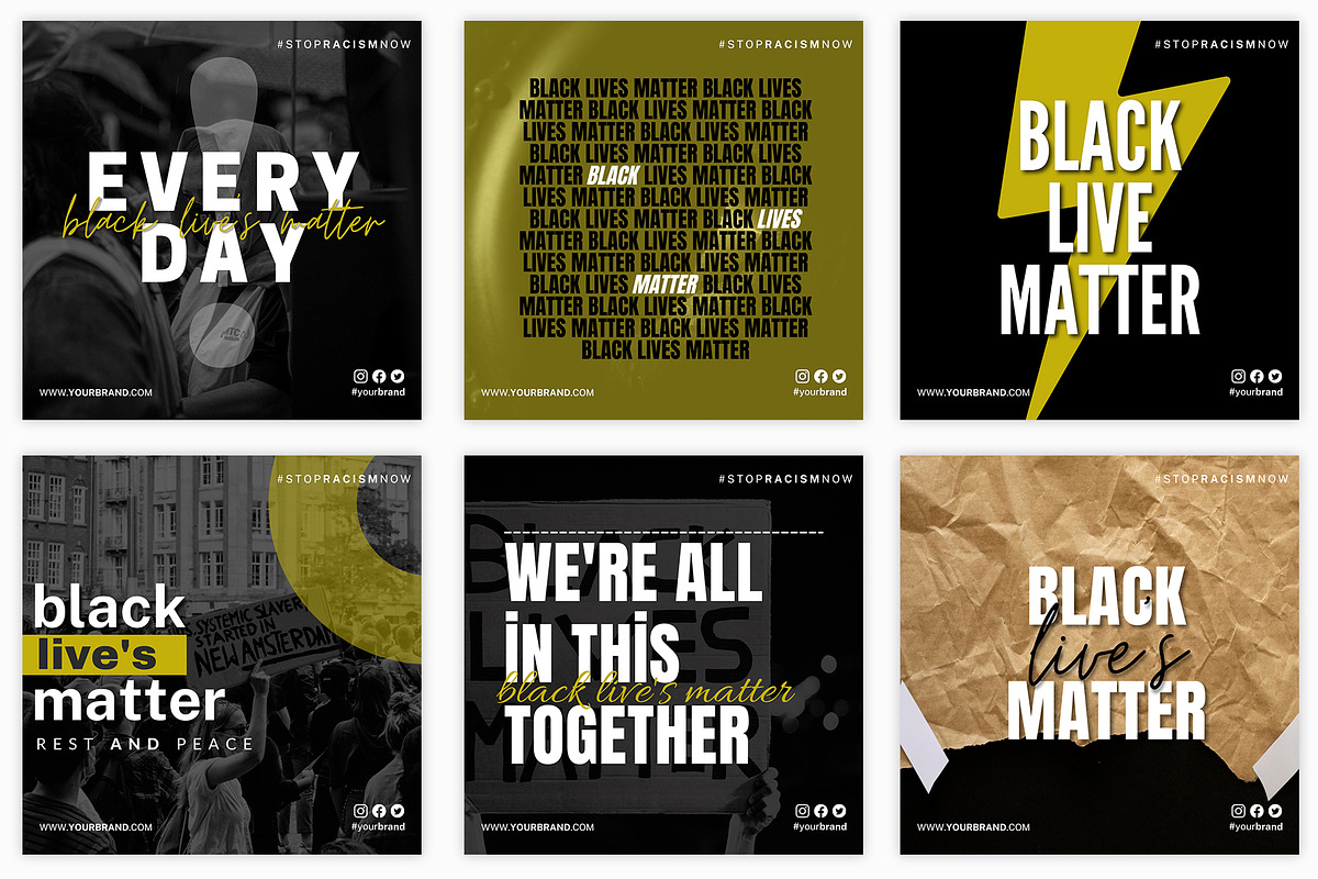 Canva instagram - Black lives matter, a Social Media Template by illycreative (Photo 2 of 2)