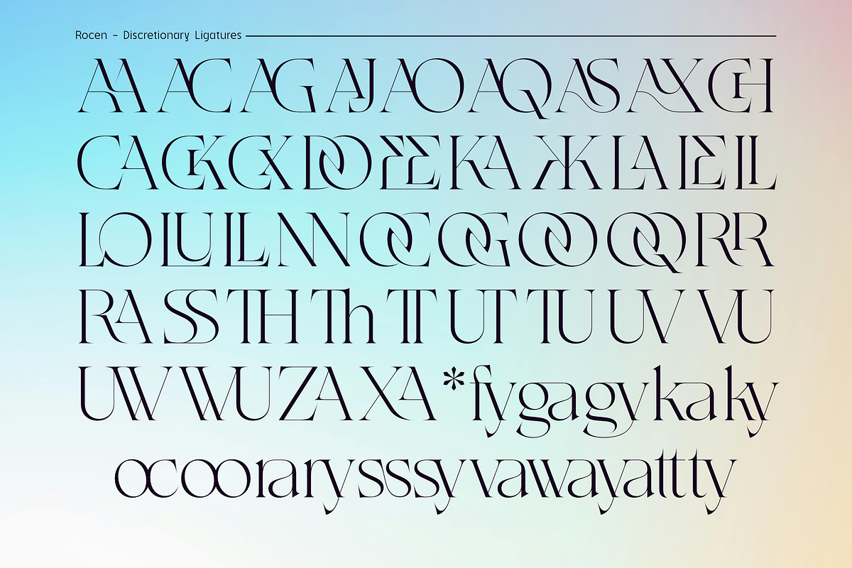 Rocen VF - Variable Display Serif, a Serif Font by Sign Studio (Photo 7 of 16)