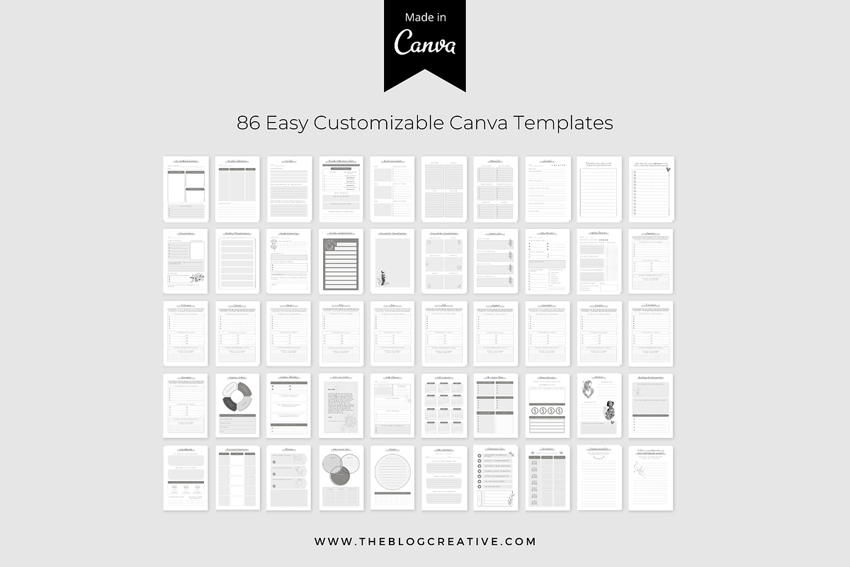Mindfulness Journal Canva, a Magazine Template by The Blog Creative (Photo 6 of 6)