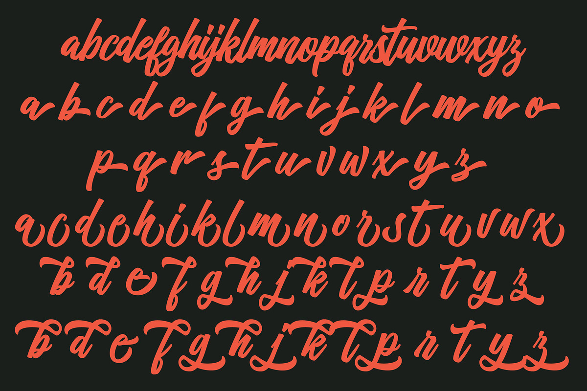 Vriegbe - Bold Script Logotype, a Script Font by tebaltipislab (Photo 10 of 13)