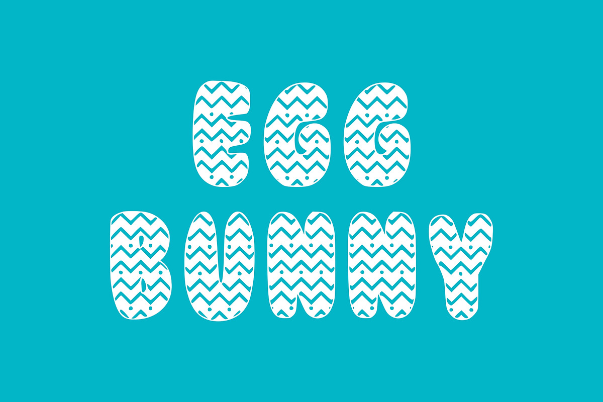 Easter Candy Font, a Handwritten Font by Fourteen Letter (Photo 5 of 7)