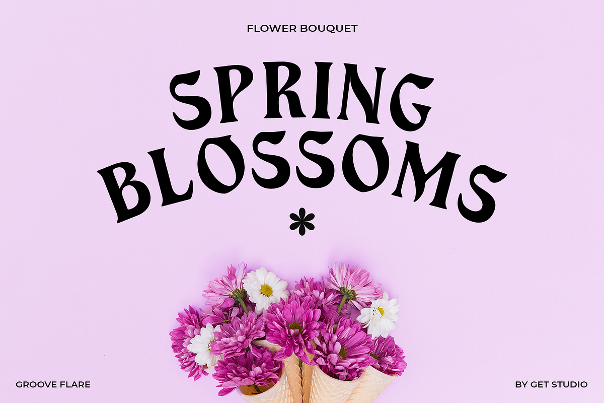 Groove Flare - Display Groovy Font, a Serif Font by Get Studio (Photo 11 of 11)
