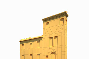 Building Facade 174 Low Poly