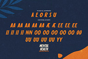 Mental Health -  Rough Display Brush, a Font by Gassstype (Thumbnail 7 of 8)
