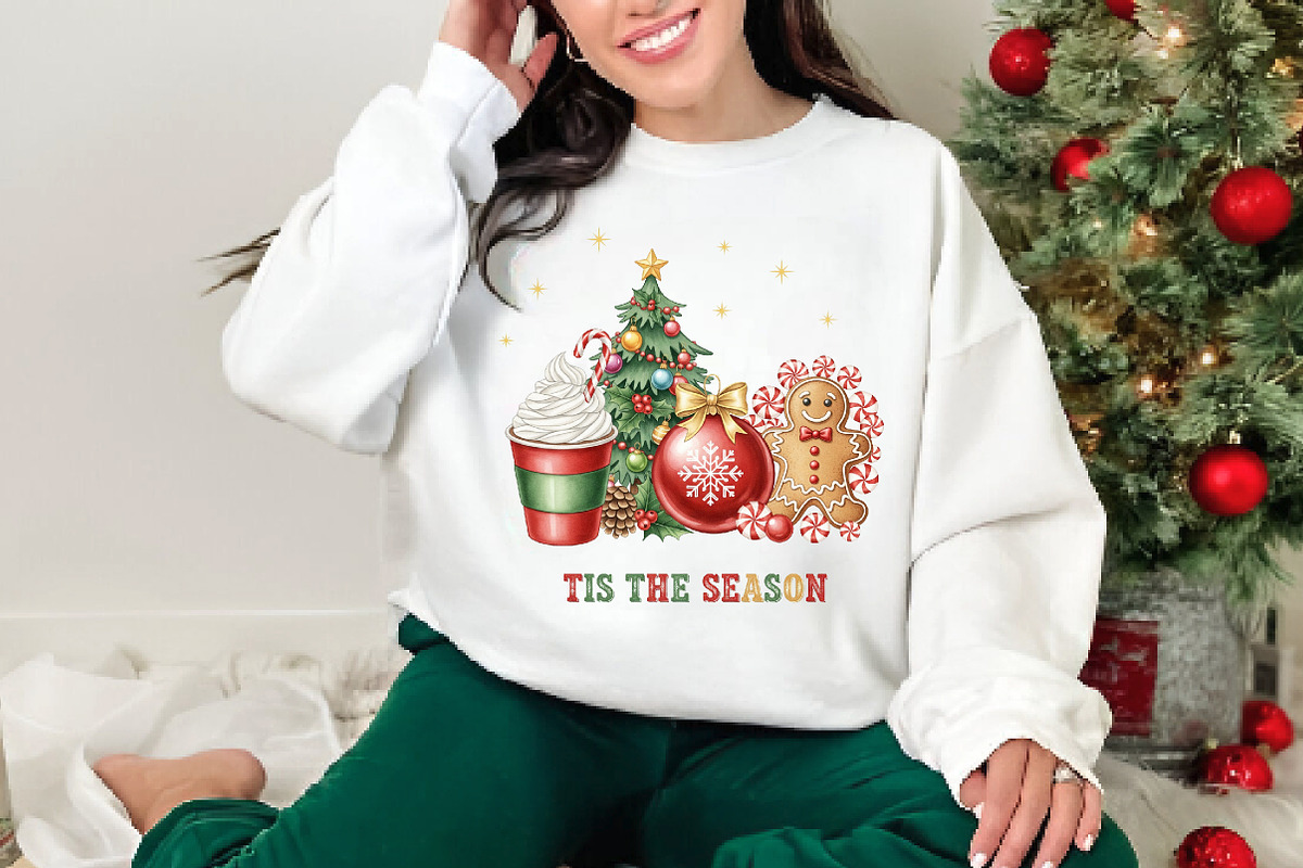 Tis the Season Christmas PNG, an Illustration by DreamArtGraphic (Photo 2 of 5)