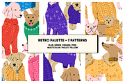 Dogs in Sweaters Seamless Patterns, a Pattern Graphic by Palette Pursuit (Thumbnail 7 of 14)