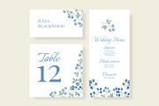 Watercolor wedding invitation set, an Invitation Template by Idressart (Thumbnail 4 of 7)