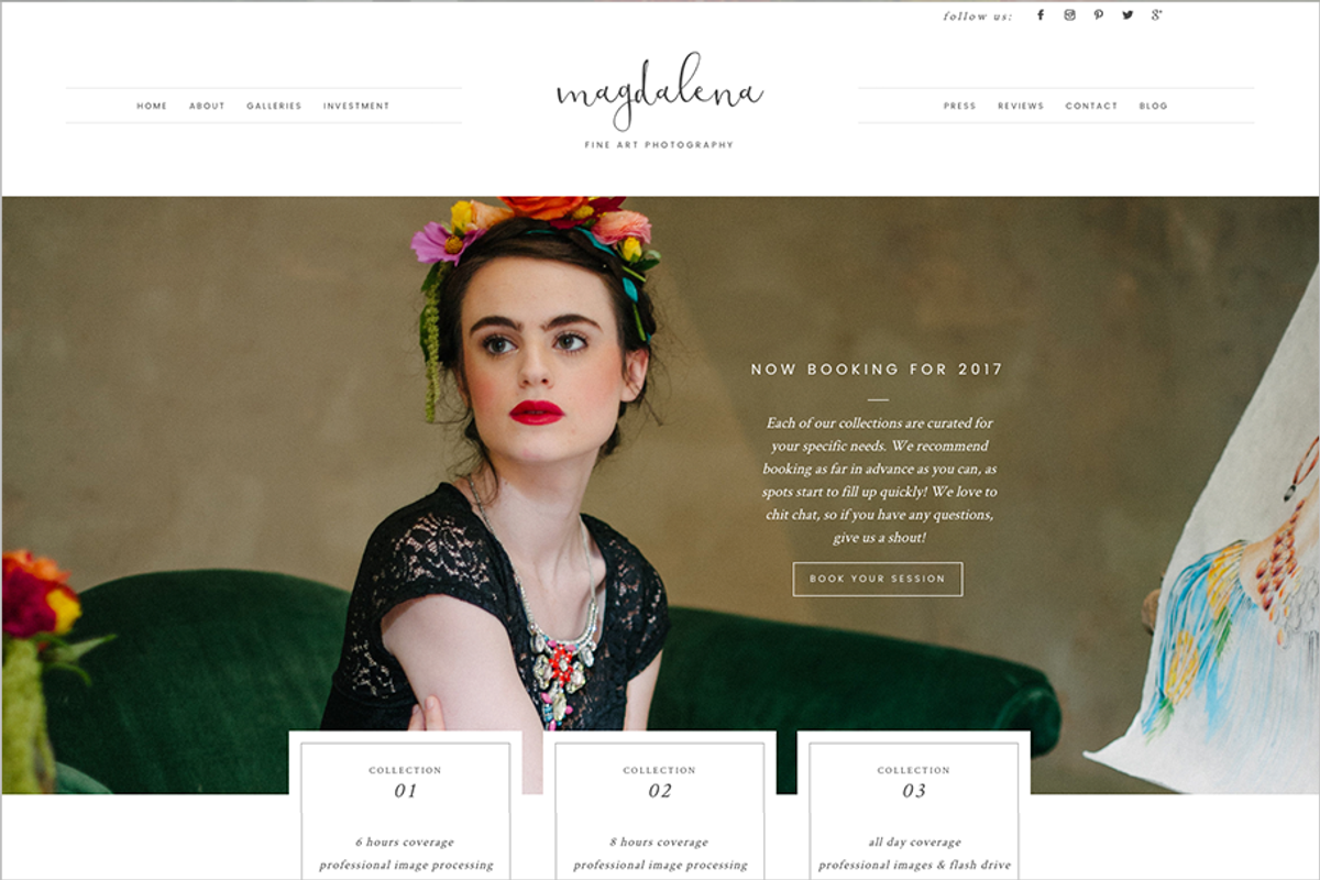 Magdalena ProPhoto 7 Template, a Websites & App Template by Red Met Yellow Creative (Photo 12 of 22)