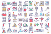 Oil Industry Vector Icons Pack, an Icon by Vector Portal (Thumbnail 2 of 5)