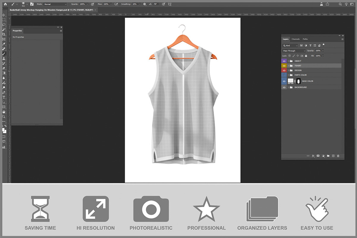 Basketball Jersey Mockup – Hangi PSD, a Product Mockup by Bruno's Shop (Photo 2 of 3)