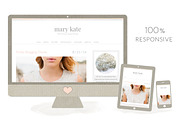 Mary Kate - Feminine WordPress Theme, a WordPress Template by angiemakeswebsites (Thumbnail 2 of 5)