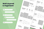 Interior Design Wireframe Website, a Wireframe Template by INSPR STD (Thumbnail 3 of 7)