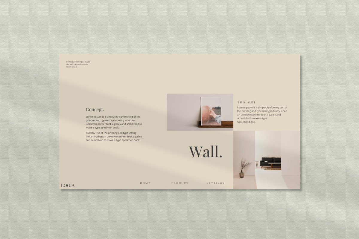 Logia - Brand Guidelines, a Presentation Template by Secret Visual (Photo 3 of 8)