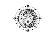 Sun Moon Celestial Mandala Bundle, an Illustration by Gaye Art (Thumbnail 15 of 31)