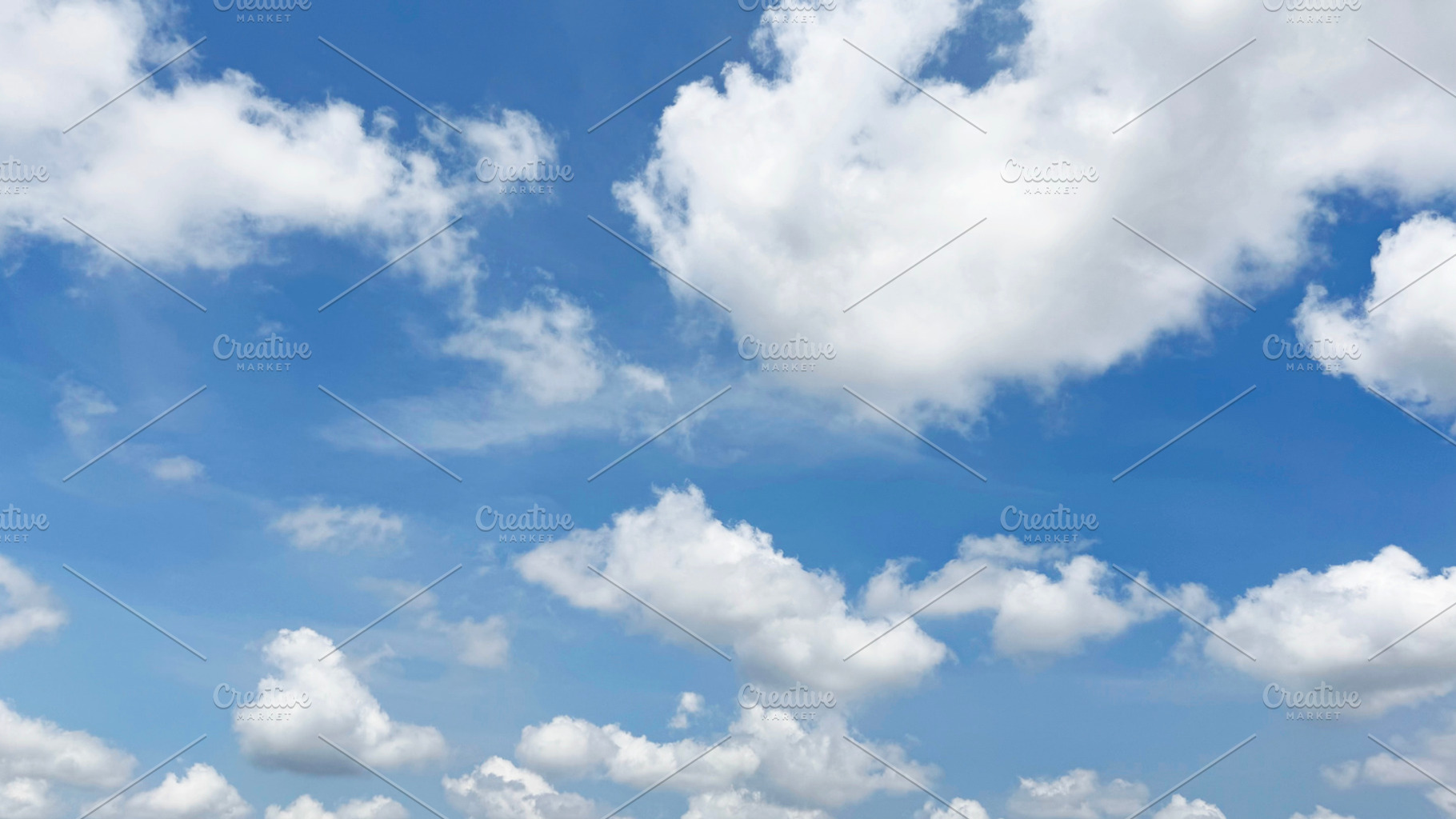 Blue sky and clouds background, a Nature Photo by ArtBackground