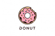 Pink Donut Logo, a Branding & Logo Template by Logocreative (Thumbnail 2 of 2)