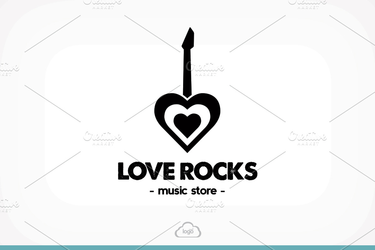 Love Rocks Logo Template, a Branding & Logo Template by Logo Heaven (Photo 4 of 5)