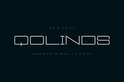 Qolinds Font, a Sans Serif Font by albert_kalingga (Thumbnail 1 of 5)