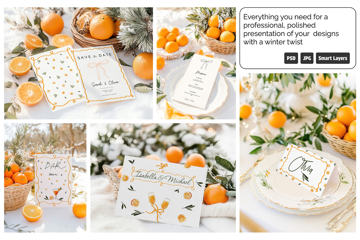 Frosted Citrus Card Mockup, a Product Mockup by NikiArts (Photo 2 of 8)