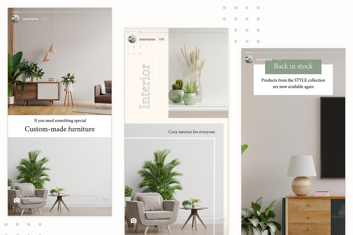 15 Instagram Templates for stories, a Social Media Template by KaluginaWEB (Photo 6 of 6)