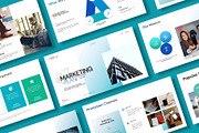 Marketing Plan Presentation Template, a Presentation Template by Slide_Genius1 (Thumbnail 2 of 6)